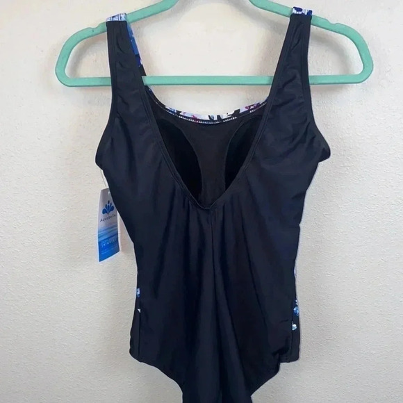 SWIMSUITS For All brand NWT Underwater Floral Sport One Piece Swimsuit in size 8 - Picture 10 of 12
